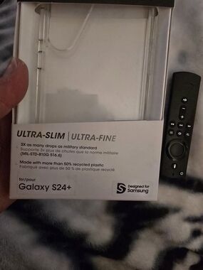Galaxy S24+ Phone Case Samsung Galaxy S24+ Ultra-Slim Clear Case - Samsung